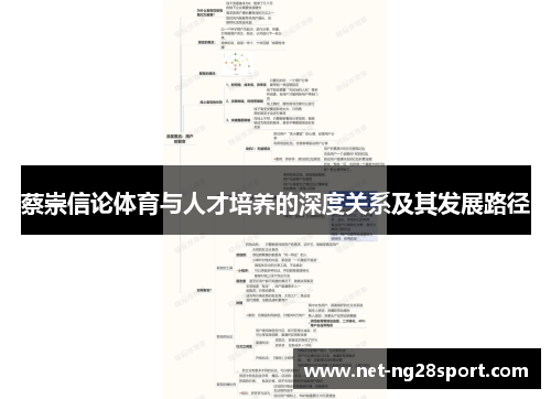 蔡崇信论体育与人才培养的深度关系及其发展路径